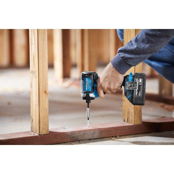 HERCULES - 20V Brushless Inalámbrico, 1/4 pulg. Compacto, Impact Driver 3 Velocidades - Solo Herramienta - 59421 - Imagen 16