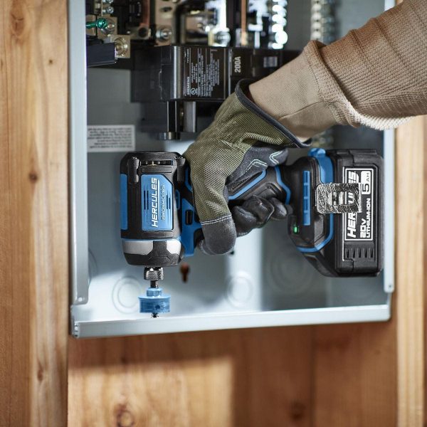 HERCULES - 20V Brushless Inalámbrico, 1/4 pulg. Compacto, Impact Driver 3 Velocidades - Solo Herramienta - 59421 - Imagen 17