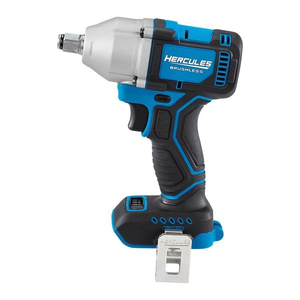 HERCULES - Llave de Impacto Inalámbrica Compacta 1/2 pulg. 4 Modos sin Escobillas 20V con Anillo de Fricción - Solo Herramienta - 59427 - Imagen 3
