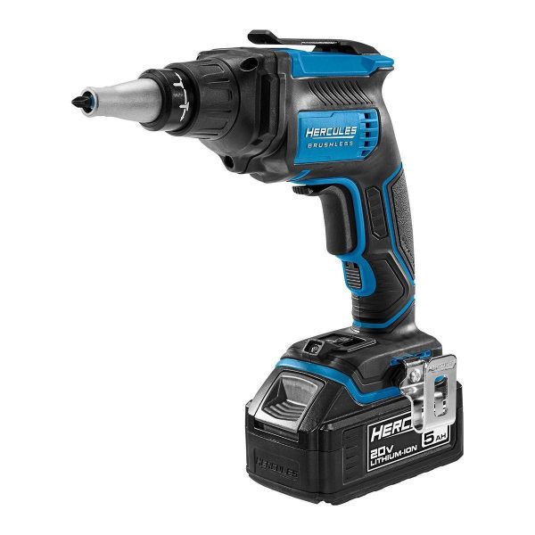 HERCULES - 20V Brushless Cordless Drywall Screwgun with Auto-Drive - Tool Only - 59440 - Imagen 5