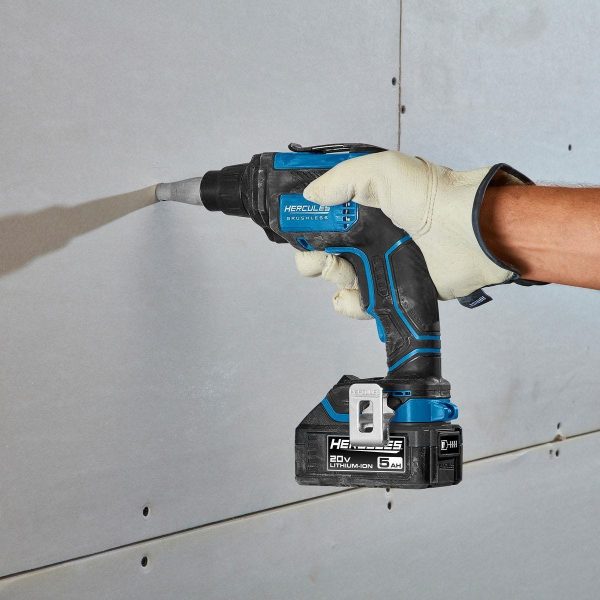 HERCULES - 20V Brushless Cordless Drywall Screwgun with Auto-Drive - Tool Only - 59440 - Imagen 6
