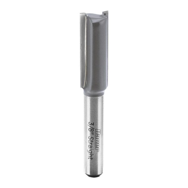 BAUER - Carbide Tip Straight Router Bit Set, 5-Piece - 59509 - Imagen 6