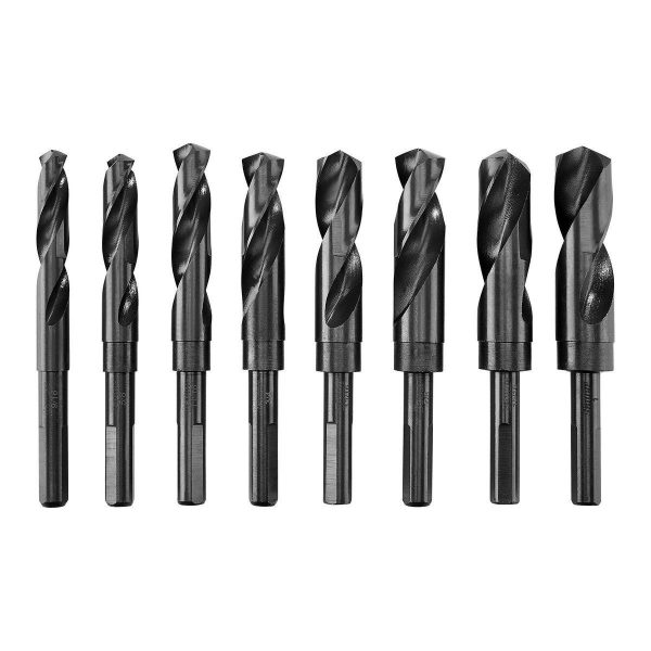 BAUER - Black Oxide Silver and Deming Drill Bit Set, 8-Piece - 59552 - Imagen 4