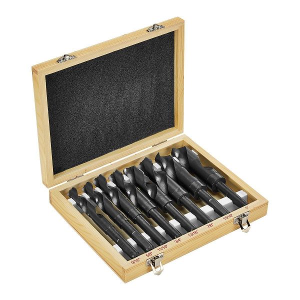 BAUER - Black Oxide Silver and Deming Drill Bit Set, 8-Piece - 59552 - Imagen 7