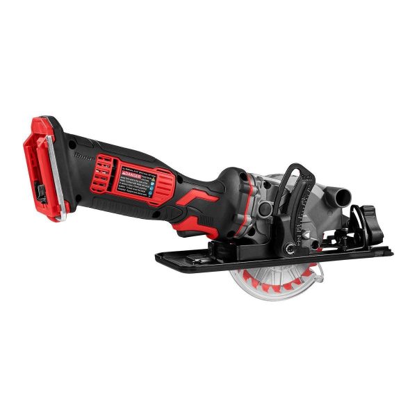 BAUER - Sierra Circular Inalámbrica 4-1/2 Pulgadas 20V - Solo Herramienta - 59612 - Imagen 5