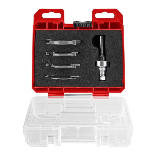 BAUER - Slot Cutting Router Bit Set, 5-Piece - 59637