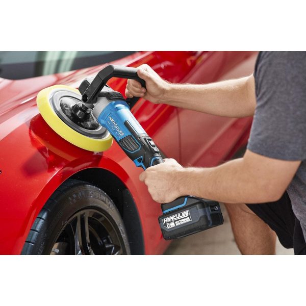 HERCULES - 20V Brushless Cordless, 7 in. Variable-Speed Rotary Polisher/Sander - Tool Only - 59686 - Imagen 12