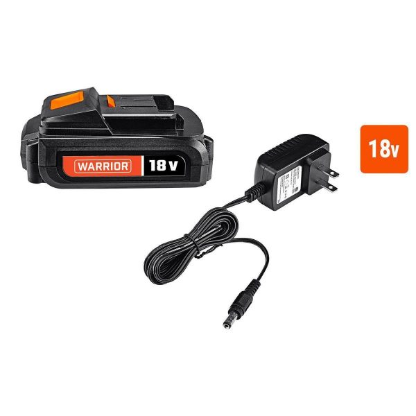 WARRIOR - 18V Lithium-Ion Battery with Charger - 59697