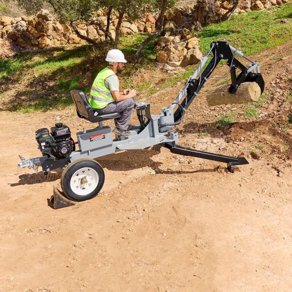 CENTRAL MACHINERY - 8 HP Towable Backhoe - 59703 - Imagen 17
