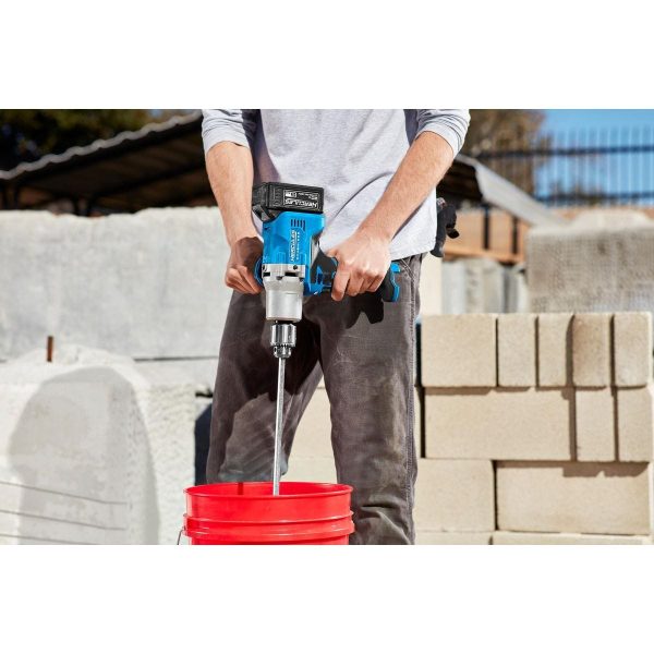 HERCULES - 20V Brushless Cordless, 1/2 in. Mud Mixer - Tool Only - 59715 - Imagen 8