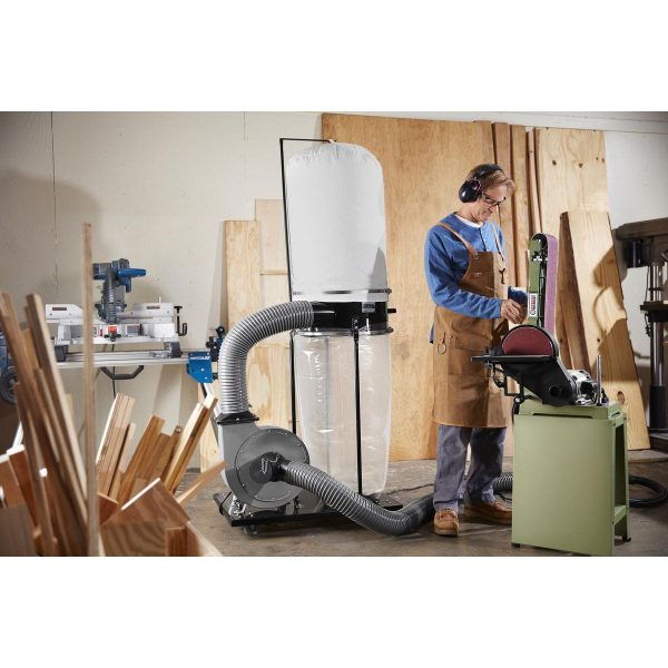 CENTRAL MACHINERY - 35 Gallon, High-Flow, High-Capacity 5 Micron Dust Collector - 59726 - Imagen 10