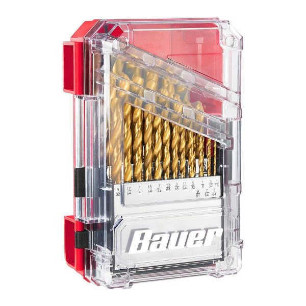 BAUER - Titanium High-Speed Steel Index Drill Bit Set, 29-Piece - 59778 - Imagen 3