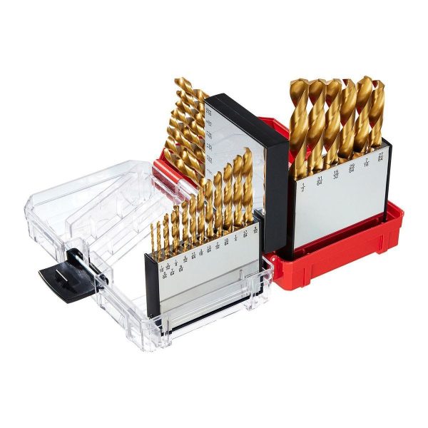 BAUER - Titanium High-Speed Steel Index Drill Bit Set, 29-Piece - 59778 - Imagen 5