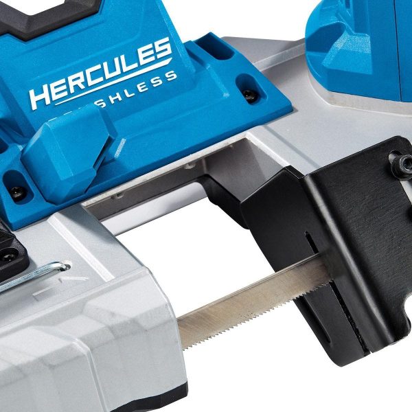 HERCULES - Sierra de Banda Compacta Inalámbrica 20V Sin Escobillas de Velocidad Variable - Sólo Herramienta - 59796 - Imagen 6