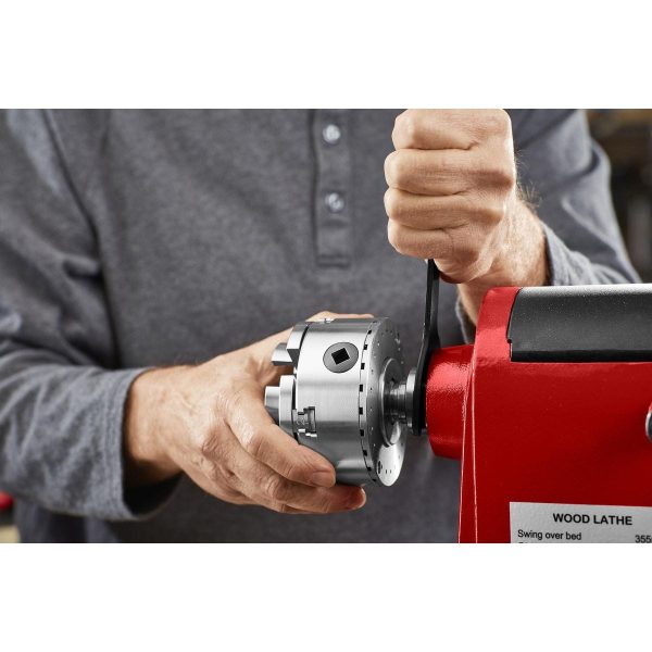 BAUER - Wood Lathe Chuck Set, 6-Piece - 59841 - Imagen 9