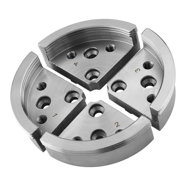 BAUER - Wood Lathe Chuck Set, 6-Piece - 59841 - Imagen 5