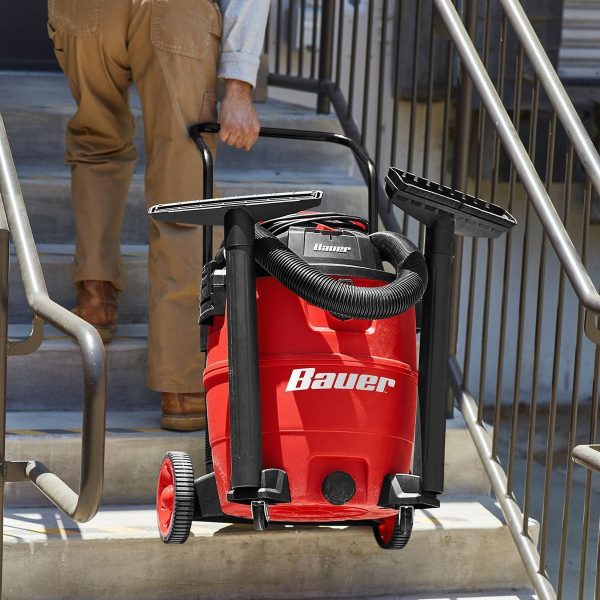 BAUER - 16 Gallon Wet/Dry Vacuum with Cart - 59850 - Imagen 7