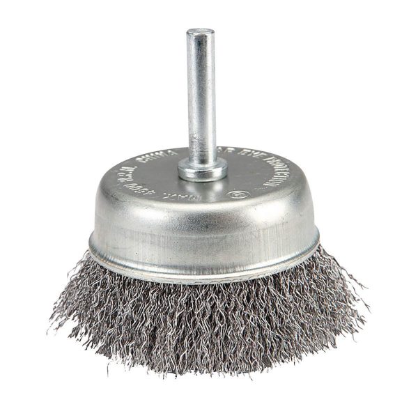 WARRIOR - 3 in. Wire Cup Brush with 1/4 in. Shank - 60320 - Imagen 2
