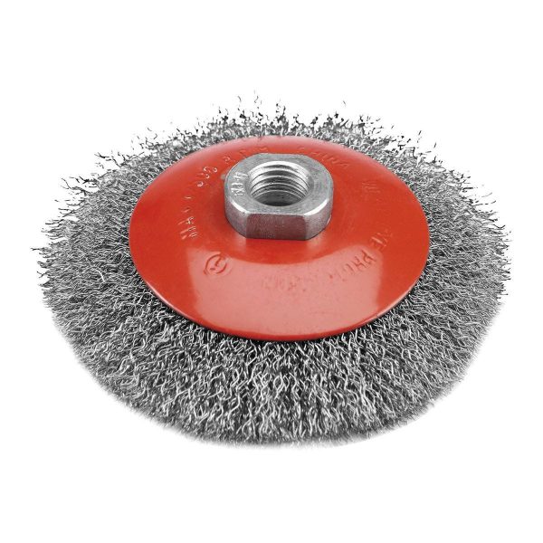 WARRIOR - 4-1/2 in. Crimped Beveled Wire Brush - 60494