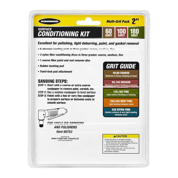 WARRIOR - 2 in. Surface Conditioning Kit, 11-Piece - 60753 - Imagen 3