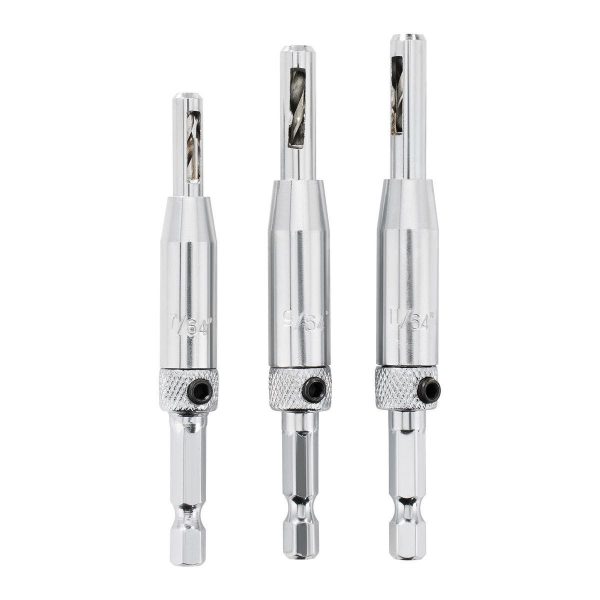 WARRIOR - Hinge Drill Bit Set, 3-Piece - 61550 - Imagen 3