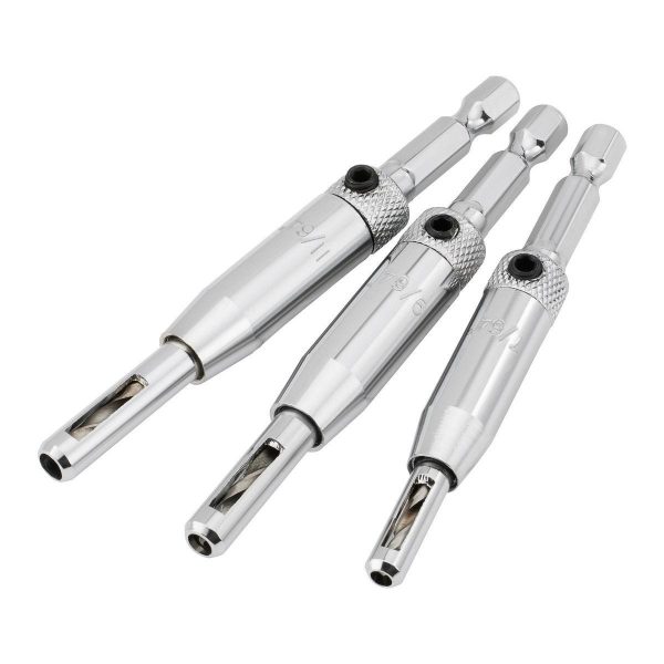 WARRIOR - Hinge Drill Bit Set, 3-Piece - 61550 - Imagen 5