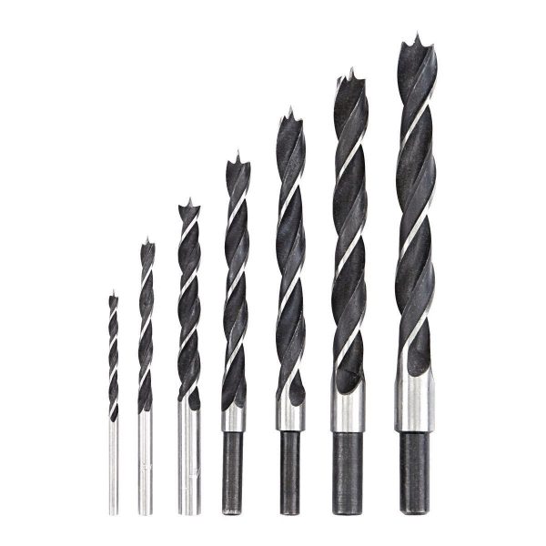 WARRIOR - Brad Point Wood Drill Bit Set, 7-Piece - 61640 - Imagen 3