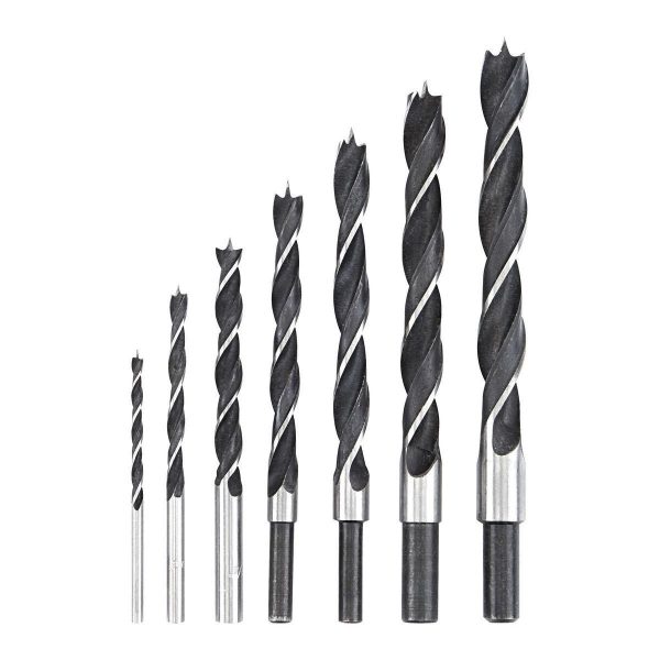 WARRIOR - Brad Point Wood Drill Bit Set, 7-Piece - 61640 - Imagen 4