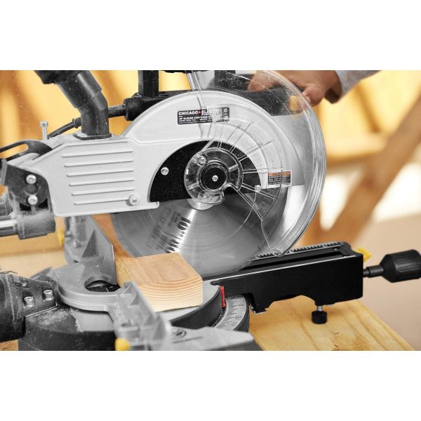 CHICAGO ELECTRIC POWER TOOLS - 10 in. Sliding Compound Miter Saw - 61971 - Imagen 10