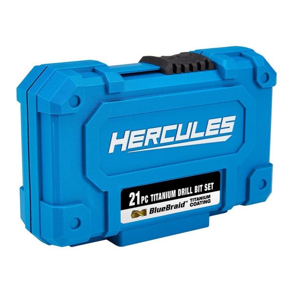 HERCULES - Hercules Titanium Drill Bit Set, 21-Piece - 63384 - Imagen 3