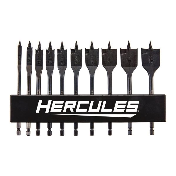 HERCULES - Spade Bit Set, 10-Piece - 63388 - Imagen 2