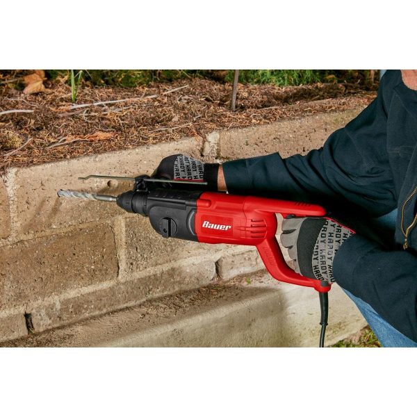 BAUER - 7.3 Amp, 1 in. SDS-PLUS Type Variable-Speed Rotary Hammer - 63443 - Imagen 3