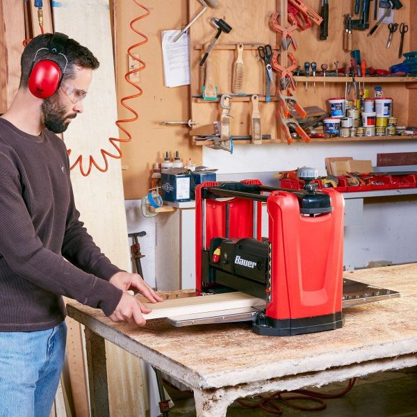 BAUER - 15 Amp, 12-1/2 in. Portable Thickness Planer - 63445 - Imagen 4