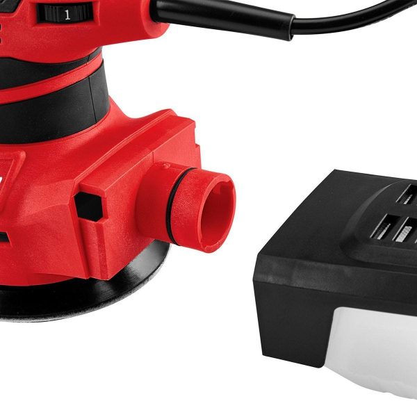 BAUER - 2.8 Amp, 5 in. Random Orbit Palm Sander - 63999 - Imagen 3