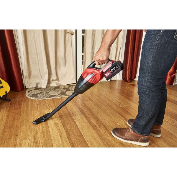 BAUER - Aspiradora de Mano Inalámbrica 20V con Accesorios para Piso y Ranuras – Solo Herramienta - 64148 - Imagen 8