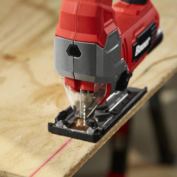 BAUER - 6.5 Amp Orbital Variable-Speed Jig Saw with Laser - 64290 - Imagen 10
