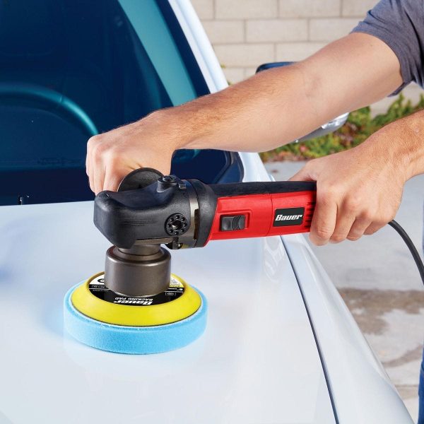 BAUER - 5.7 Amp, 6 in., 8 mm Short-Throw Random Orbit DA Polisher/Sander - 64528 - Imagen 7