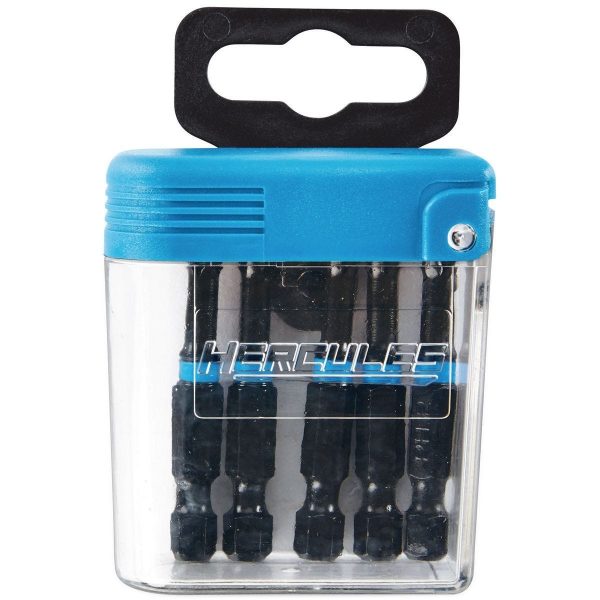 HERCULES - Impact-Rated #2 Phillips 2 in. Insert Bits, 5-Piece - 64587 - Imagen 3
