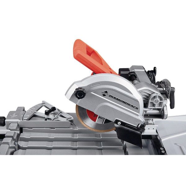 DIAMONDBACK - 10 Amp, 7 in. Wet Tile Saw with Sliding Table - 64683 - Imagen 10