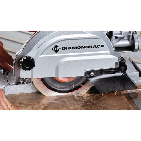 DIAMONDBACK - 10 Amp, 7 in. Wet Tile Saw with Sliding Table - 64683 - Imagen 14