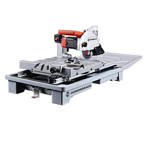 DIAMONDBACK - 10 Amp, 7 in. Wet Tile Saw with Sliding Table - 64683 - Imagen 4