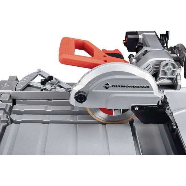DIAMONDBACK - 10 Amp, 7 in. Wet Tile Saw with Sliding Table - 64683 - Imagen 9
