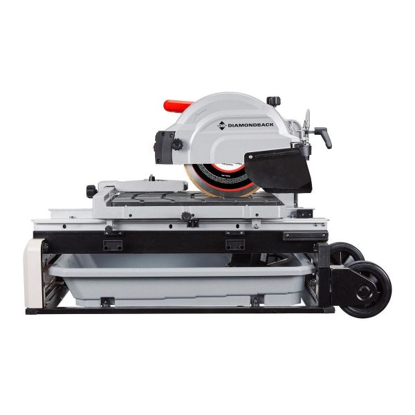 DIAMONDBACK - 15 Amp, 10 in. Wet Tile Saw with Sliding Table and Extended Rip Capacity - 64684 - Imagen 13