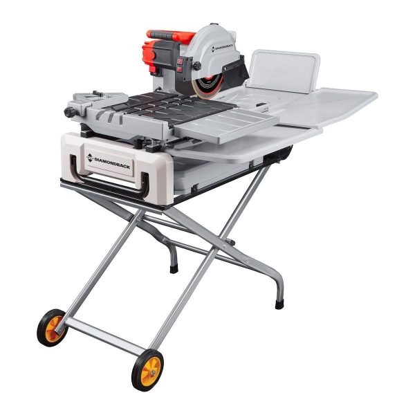 DIAMONDBACK - 15 Amp, 10 in. Wet Tile Saw with Sliding Table and Extended Rip Capacity - 64684 - Imagen 14