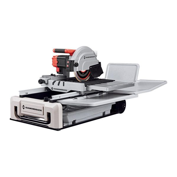 DIAMONDBACK - 15 Amp, 10 in. Wet Tile Saw with Sliding Table and Extended Rip Capacity - 64684 - Imagen 3