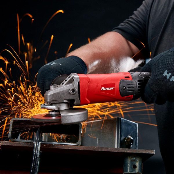BAUER - 8 Amp, 4-1/2 in. Trigger-Grip Angle Grinder - 64742 - Imagen 10