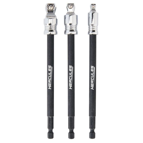 HERCULES - 6 in. Impact-Rated Wobble Socket Adapter Set, 3-Piece - 64769 - Imagen 2