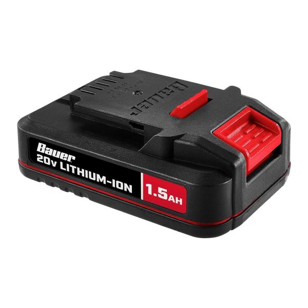 BAUER - 20V 1.5 Ah Batería de Litio-Ion Compacta - 64817 - Imagen 2