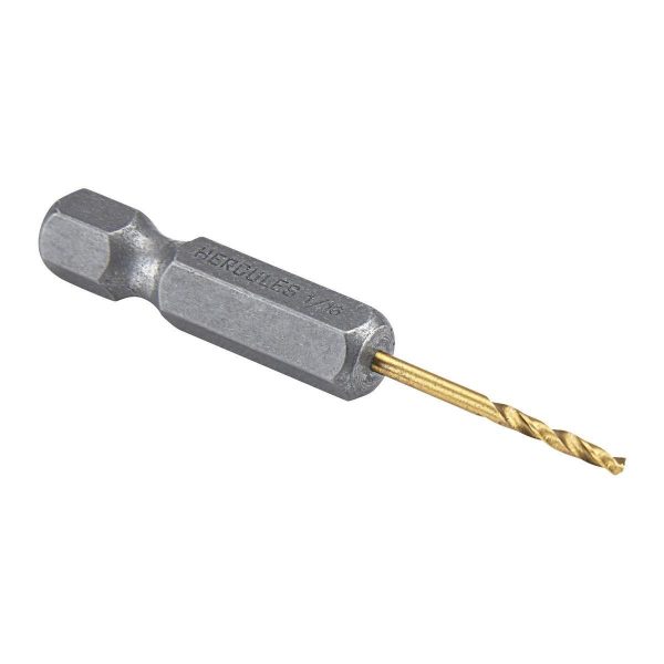 HERCULES - 1/16 in. Impact-Rated Hex Shank Titanium Drill Bit Set, 3-Piece - 64885 - Imagen 3