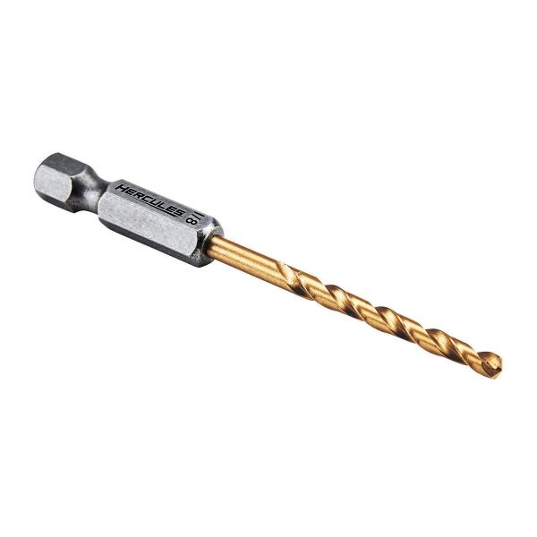 HERCULES - 1/8 in. Impact-Rated Hex Shank Titanium Drill Bit Set, 3-Piece - 64889 - Imagen 3